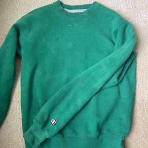 Green Champion crewneck